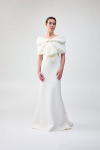 Champagne Wrap in Ivory