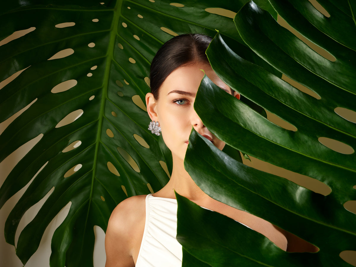 Chanterelle Diamond Earrings