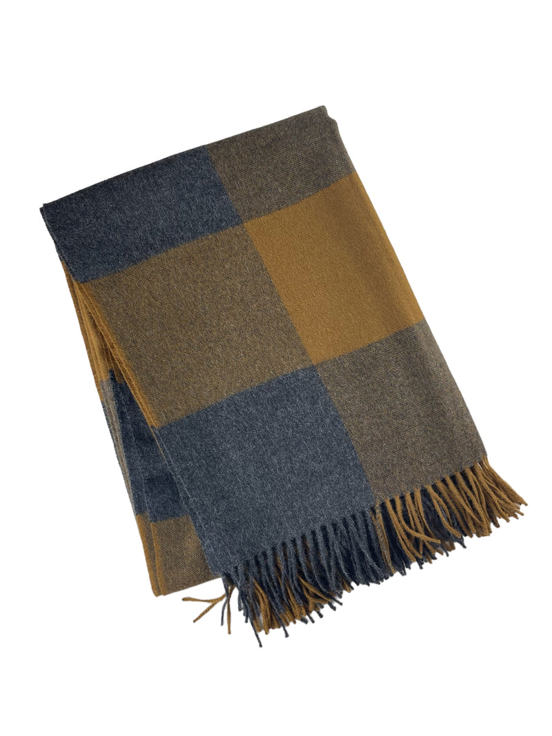 Alpaca Buffalo Check with Fringe
