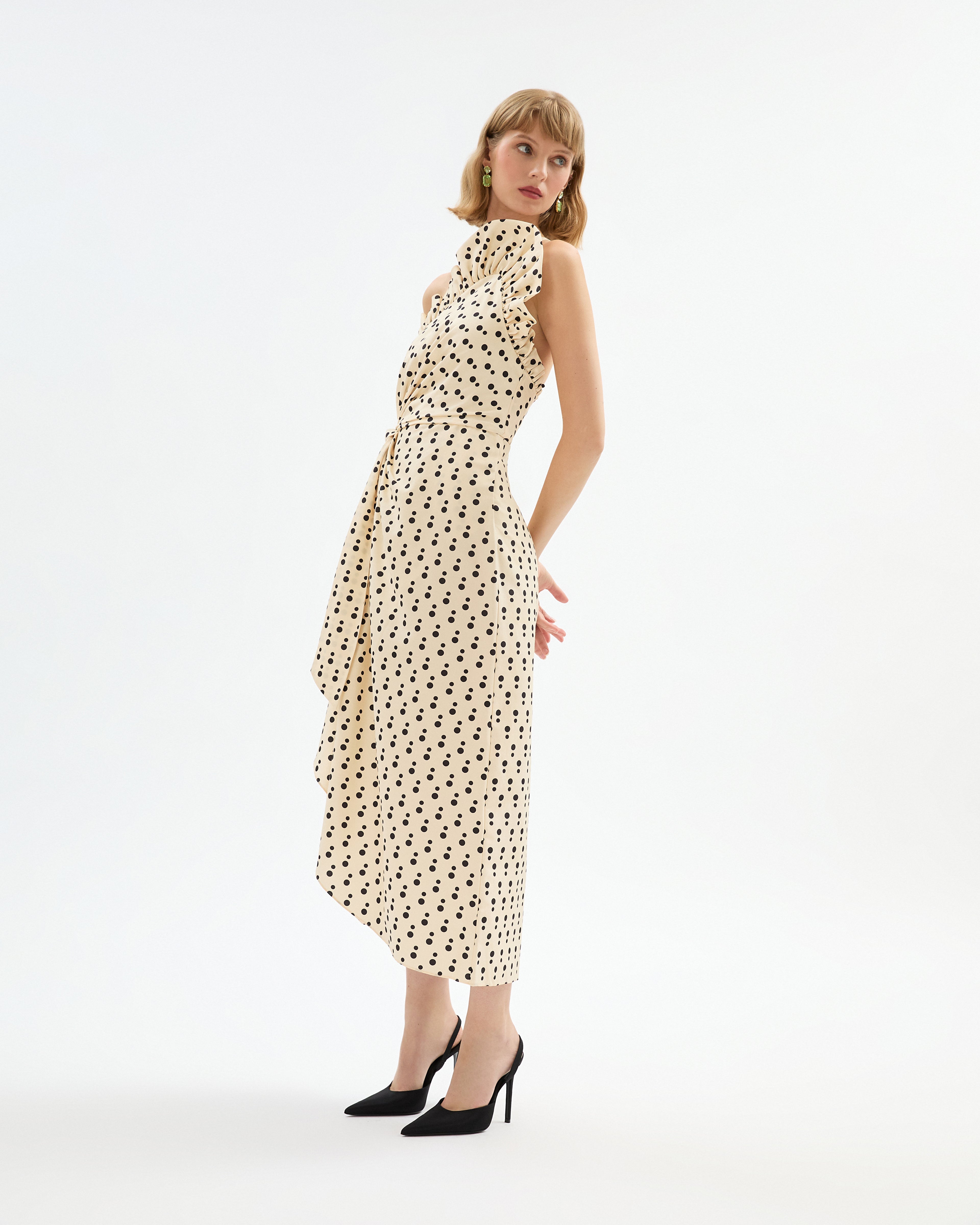 Charlotte Polka Dot Dress