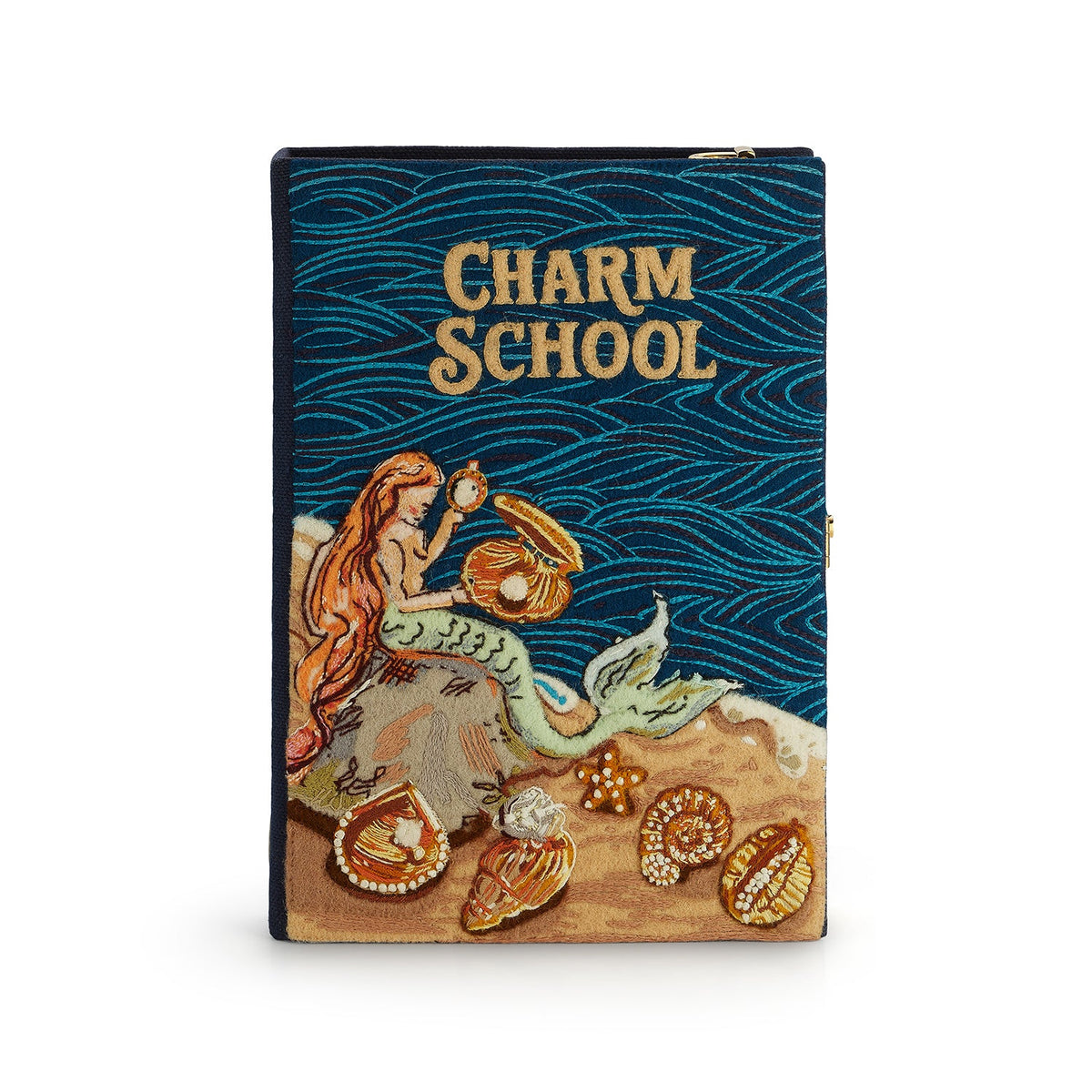 RENNA X Olympia Le Tan "Charm School" Book Clutch