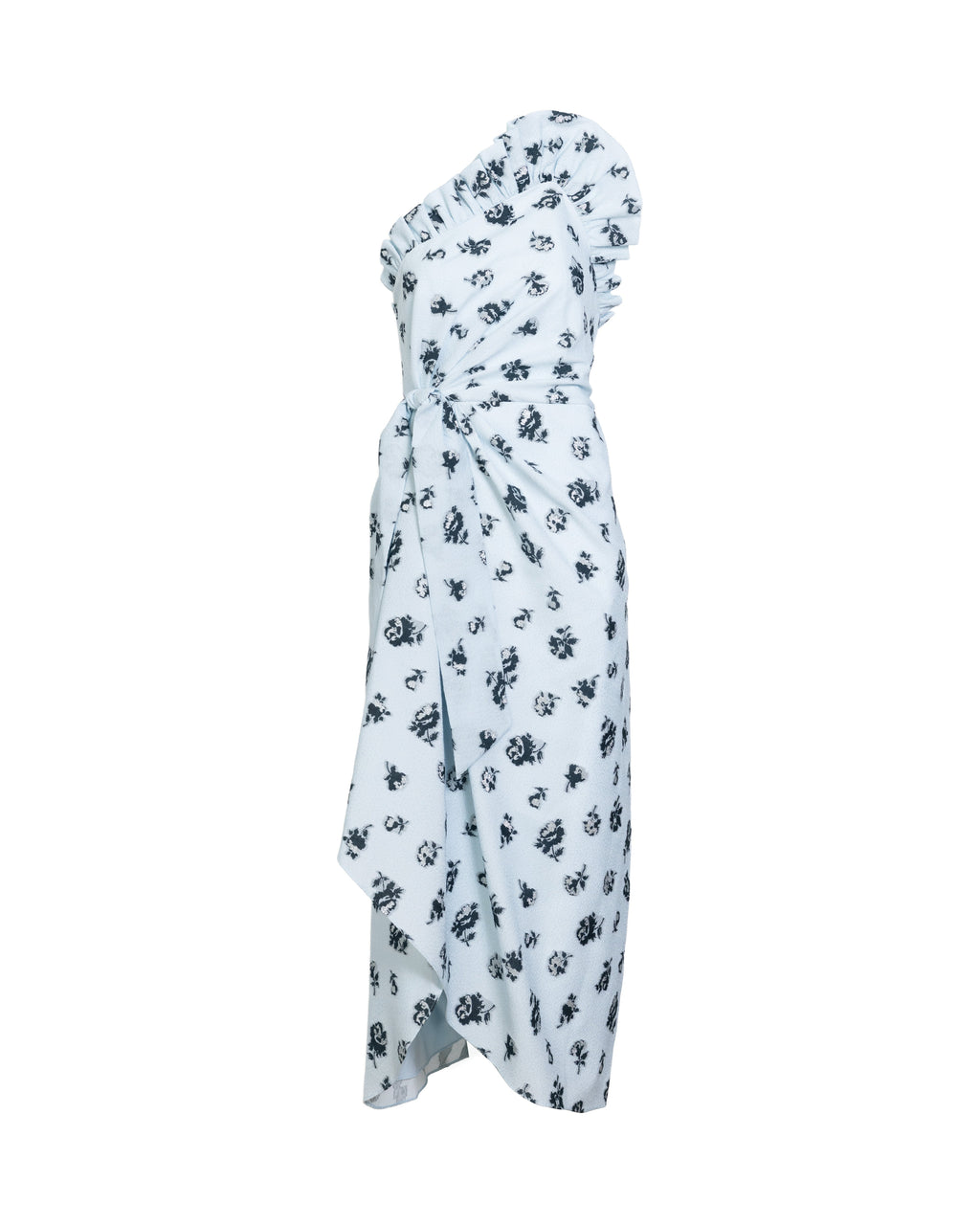 Charlotte Floral Dress in Pale Topaz/Noir Multi