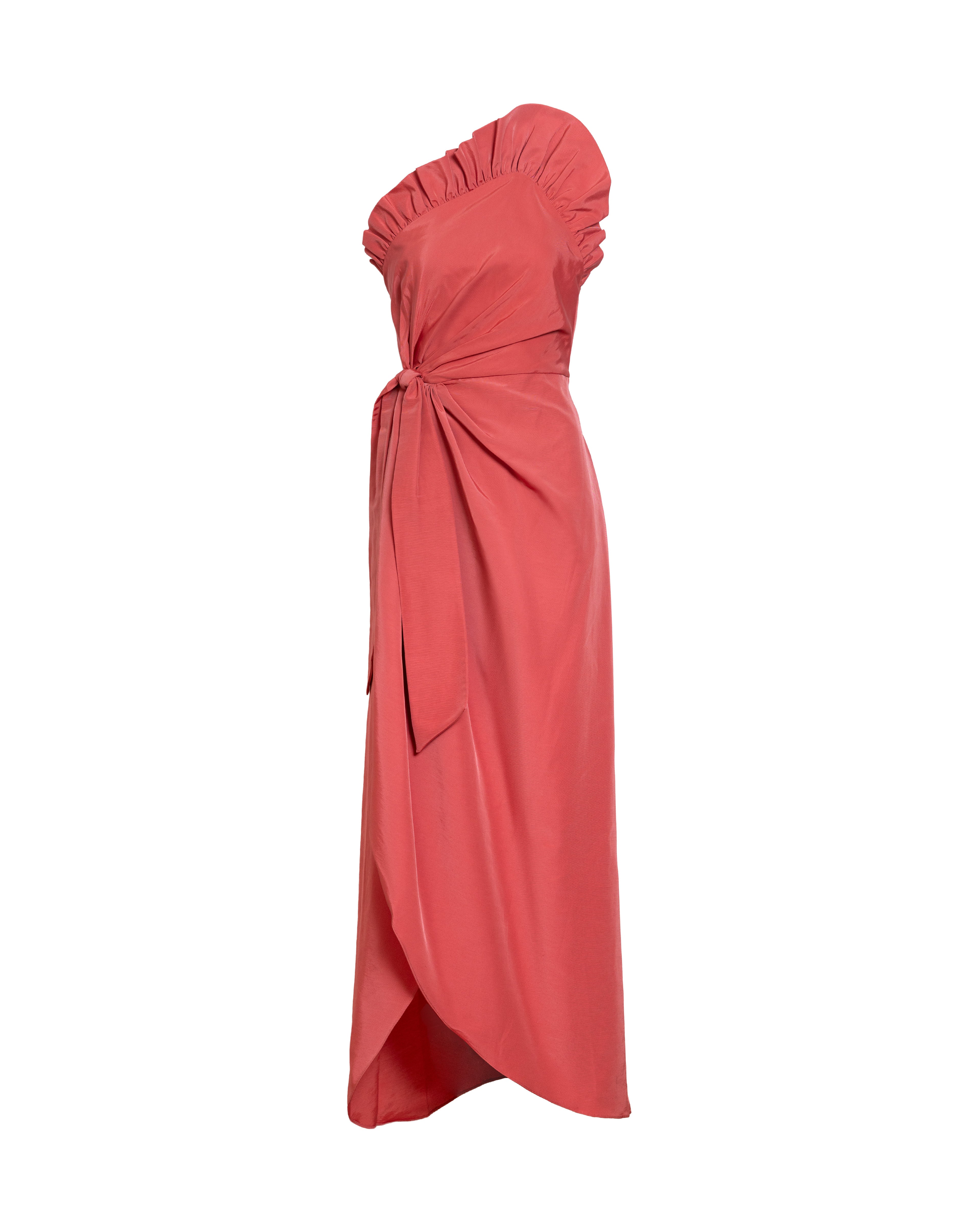 Charlotte Gown in Coral