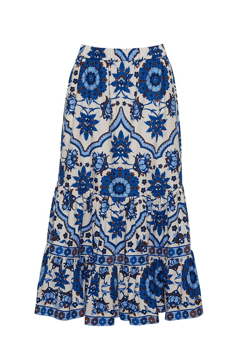 Chase Skirt in Mystic Blue