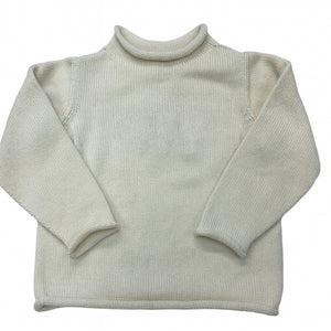 Jersey Rollneck Sweater in Natural