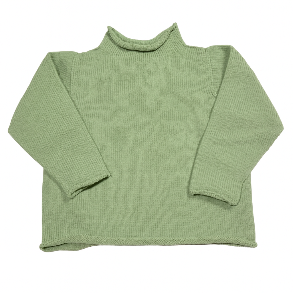 Jersey Rollneck Sweater in Sage