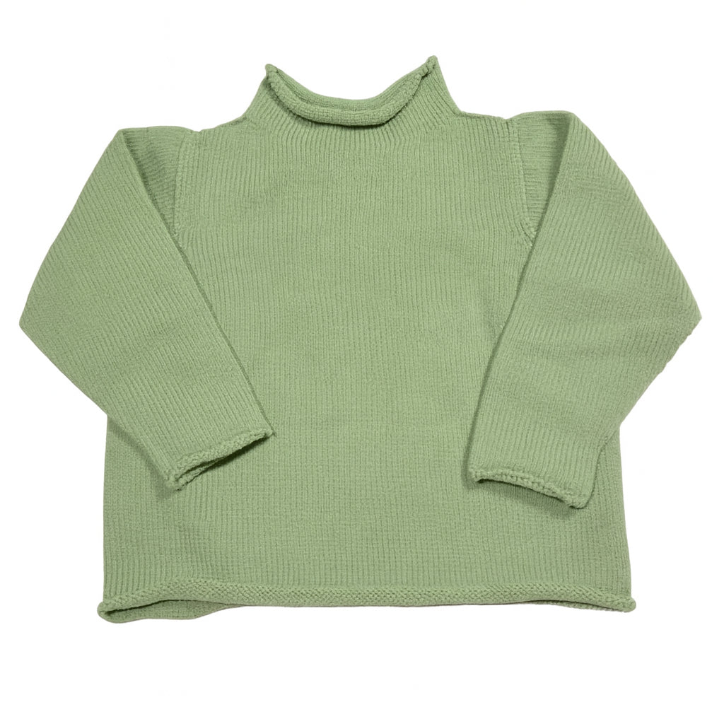 Jersey Rollneck Sweater in Sage