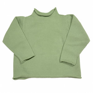 Jersey Rollneck Sweater in Sage