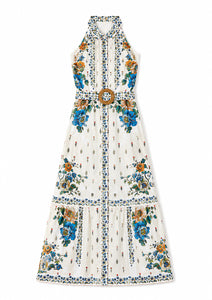 Biba Cotton Maxi Dress in Magical Blossom Cream