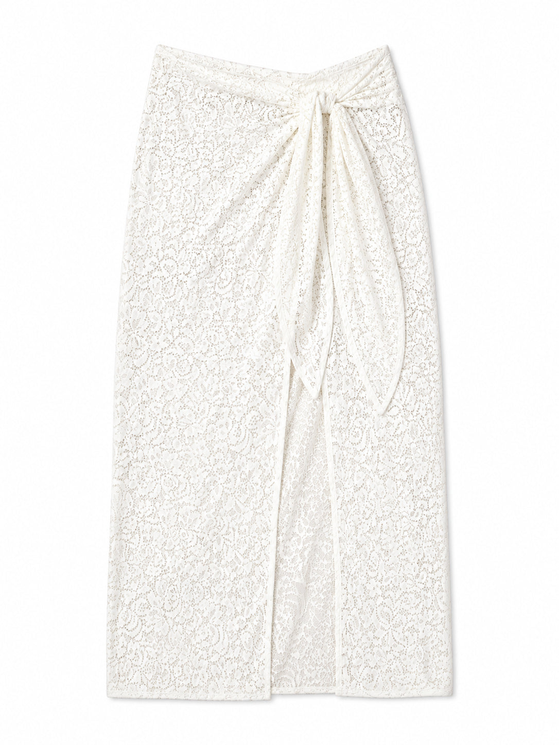 AquaLace Quick-Dry Floral Pareo in Blanc Floral Lace