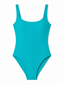 DreamSculpt Square Neck Tank in Turquoise