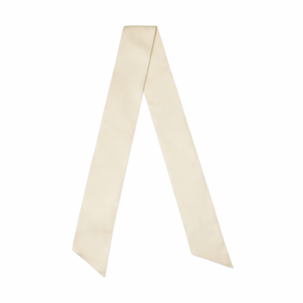 Vega Ceremony Girl Silk Sash in Champagne