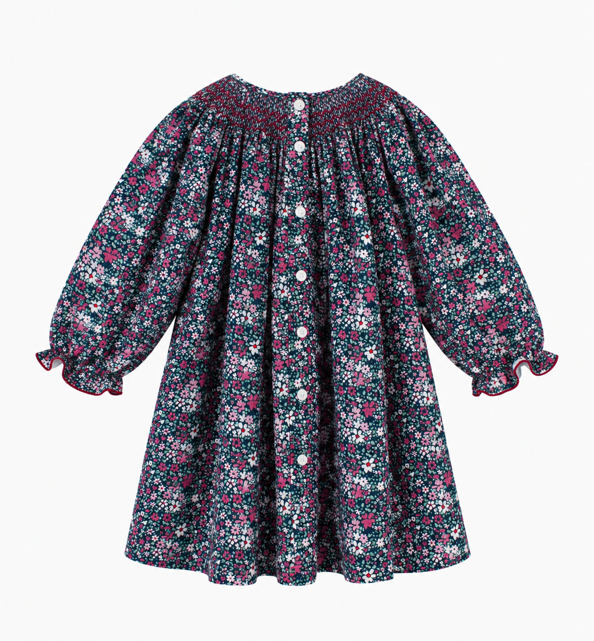 Ines Dress in Navy Floral