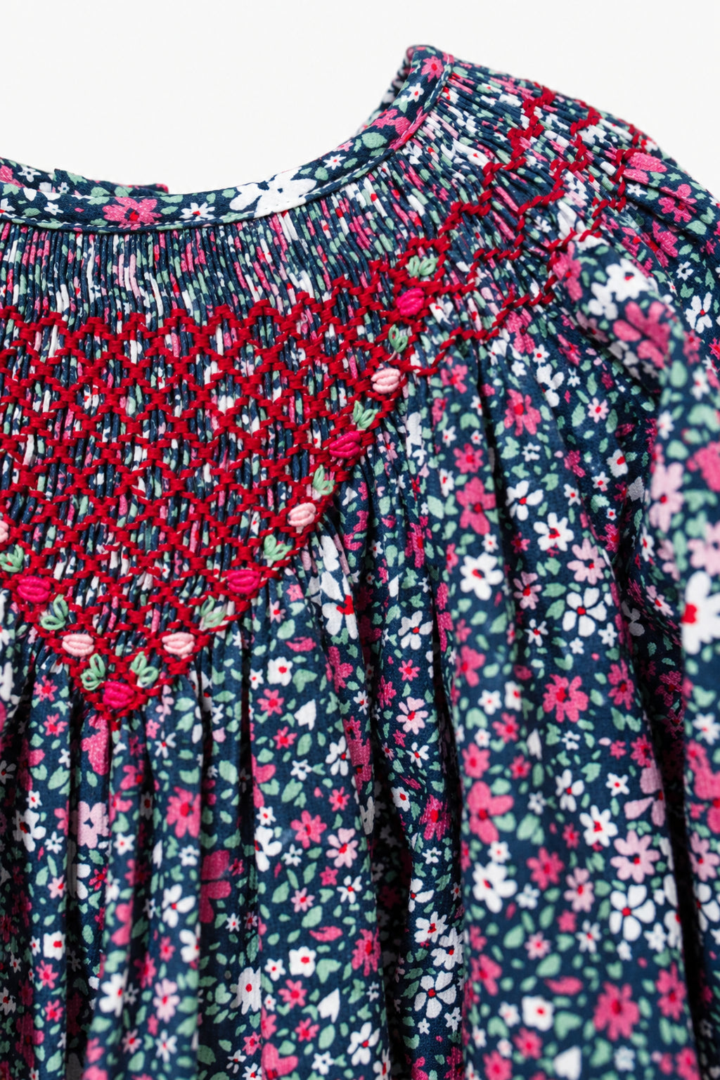 Ines Dress in Navy Floral