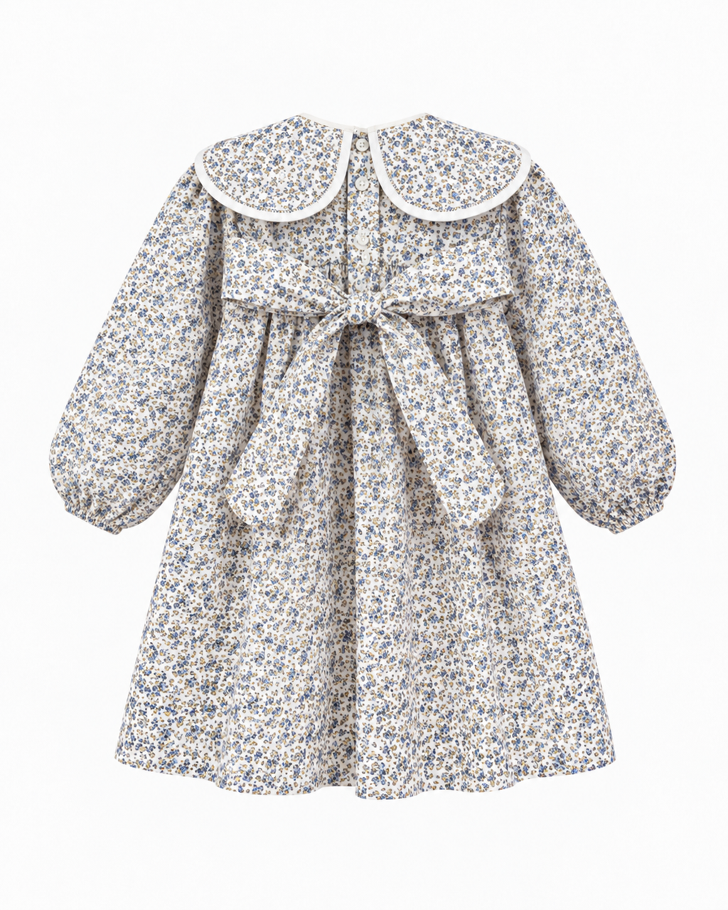 Clementine Dress in Cream Floral