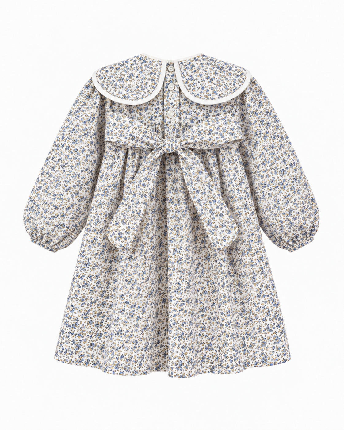 Clementine Dress in Cream Floral