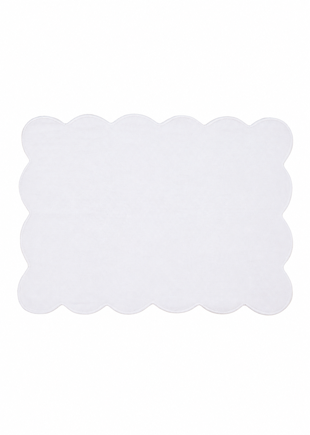 Signature Scalloped Bath Mat