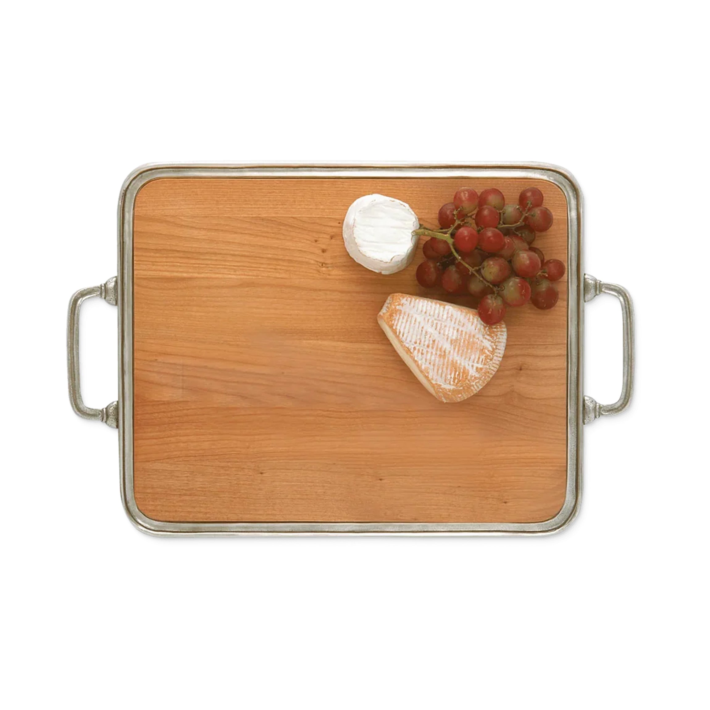 Cheese Tray with Handles, Cherry Wood, Large