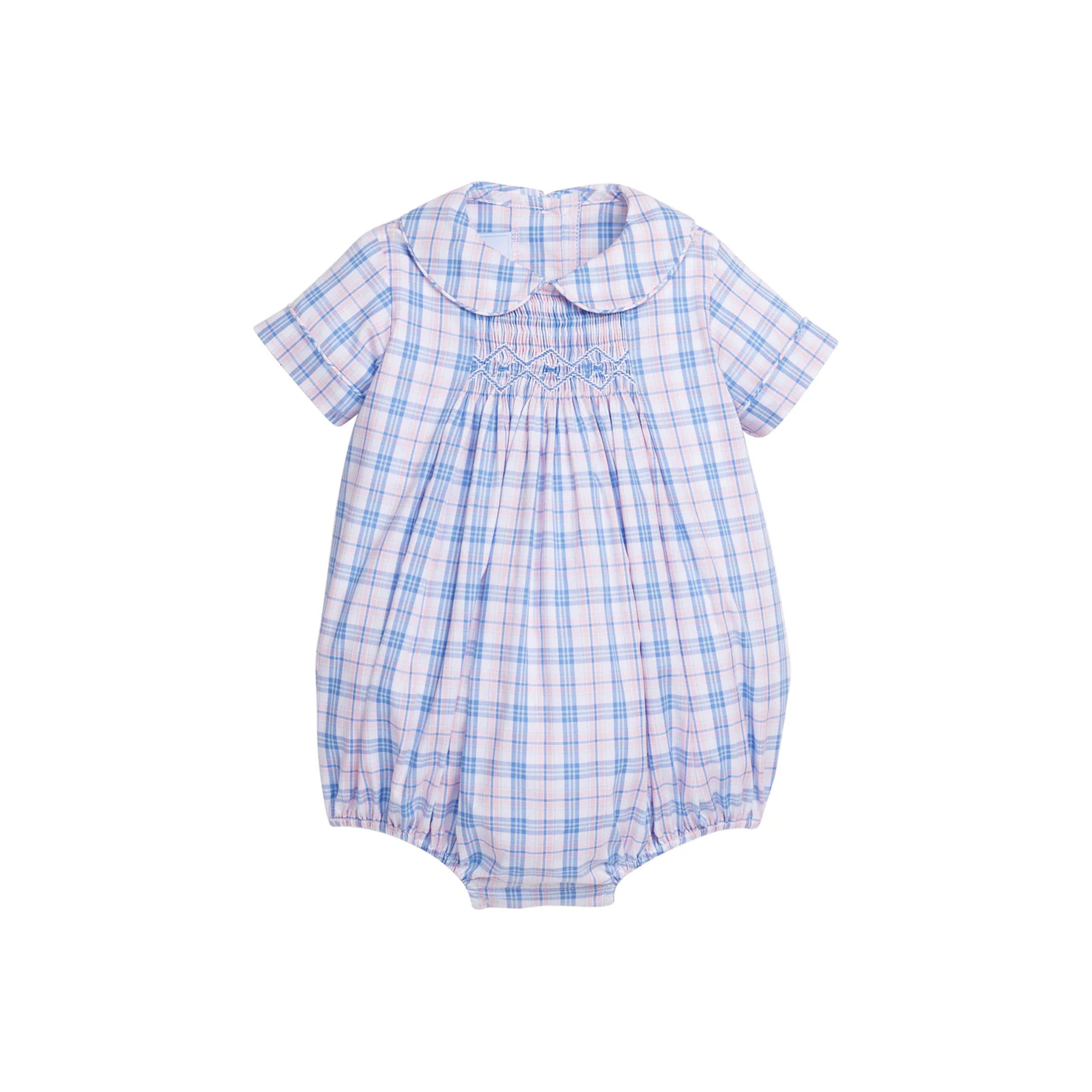 Chest Smocked Bubble Albany Plaid