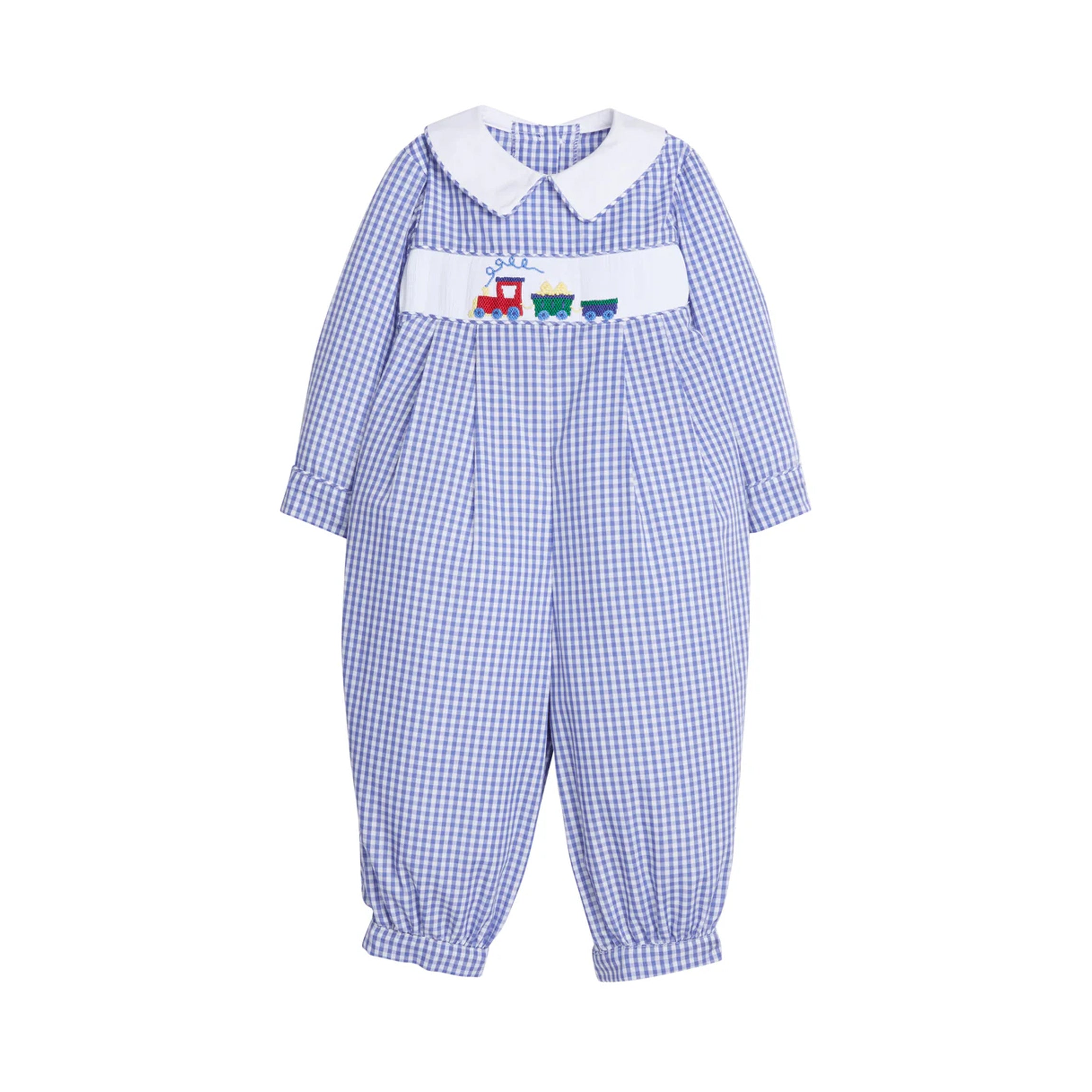 Chest Smocked Romper in Train