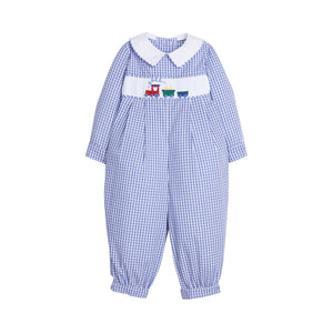 Chest Smocked Romper in Train