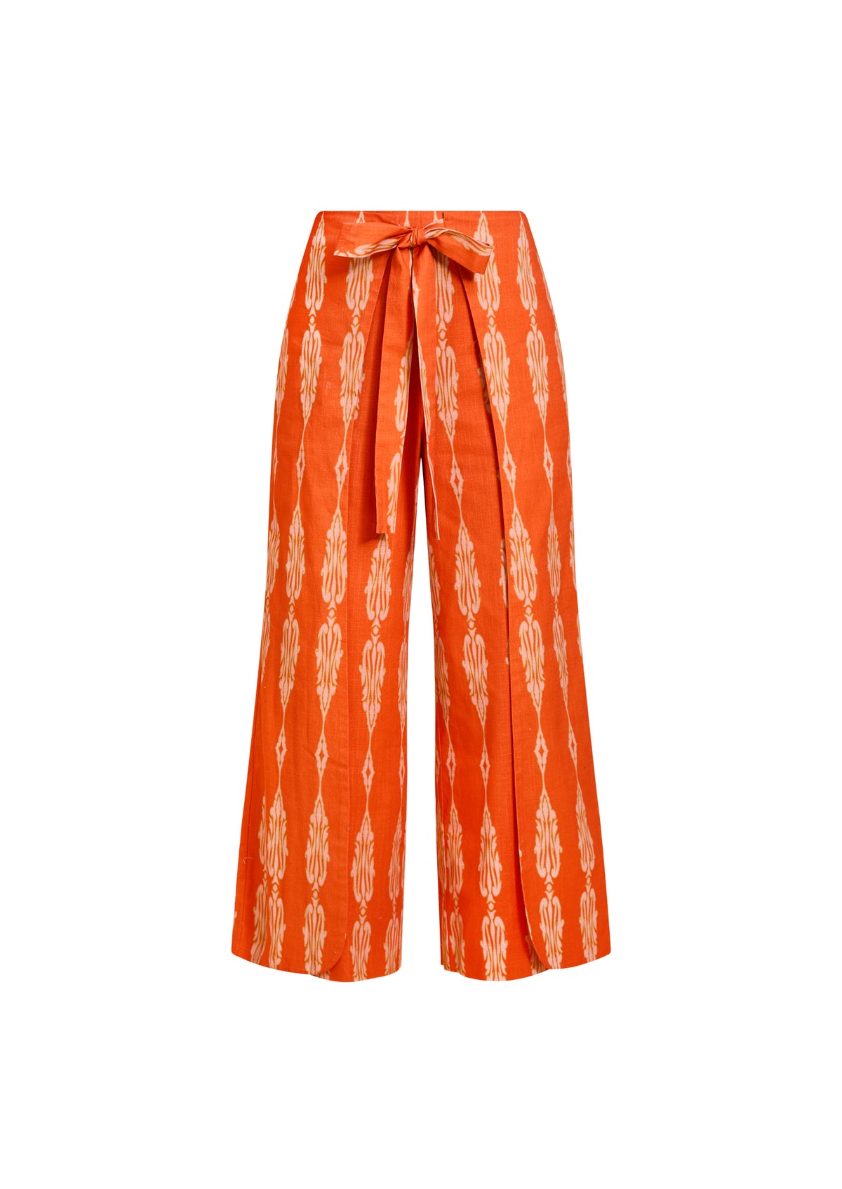 Chloe Wrap Pant in Hibiscus Mosaic