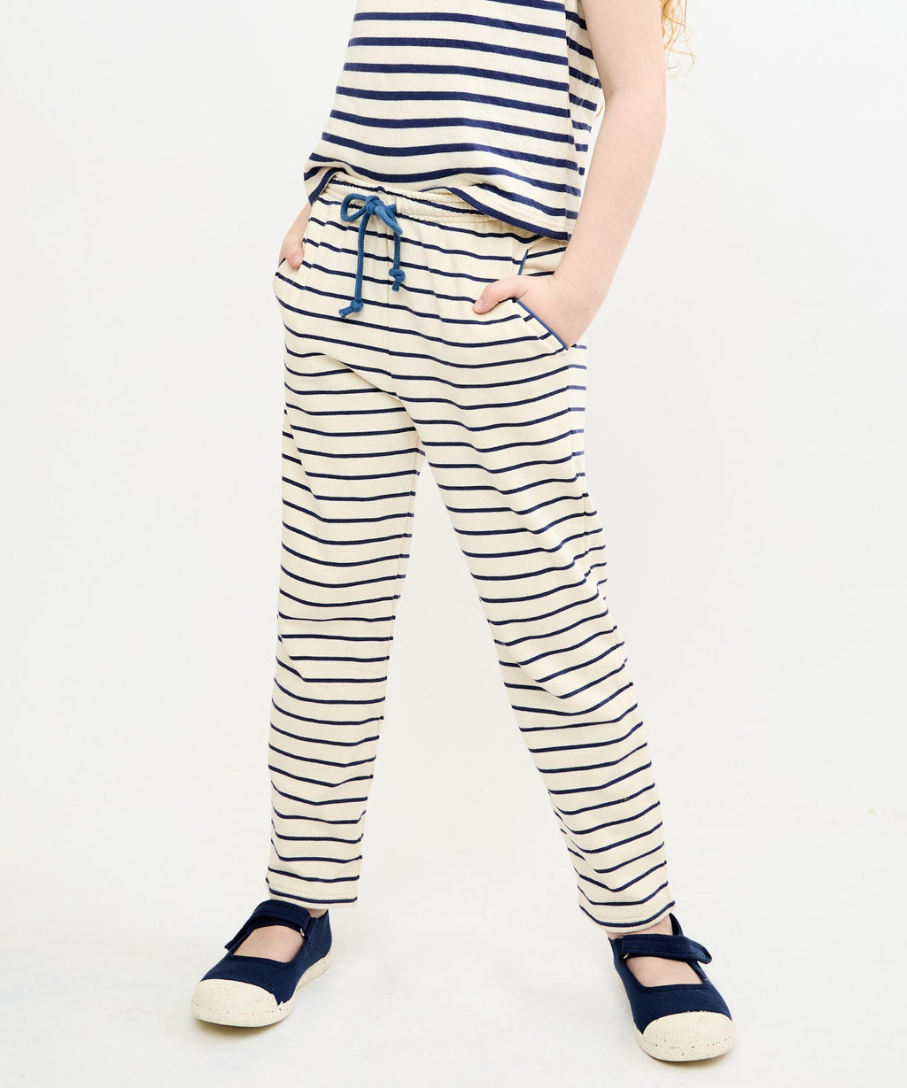 Chris Jogger in Navy French Stripe