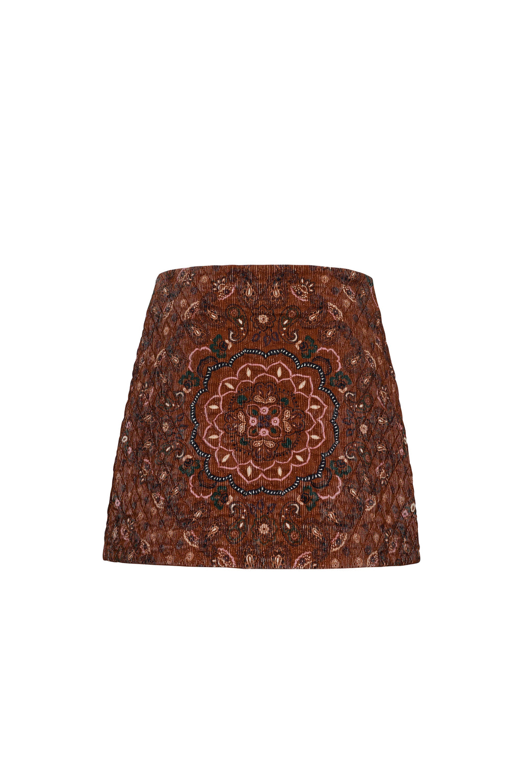 Chrissy Skirt in Bandana Camel