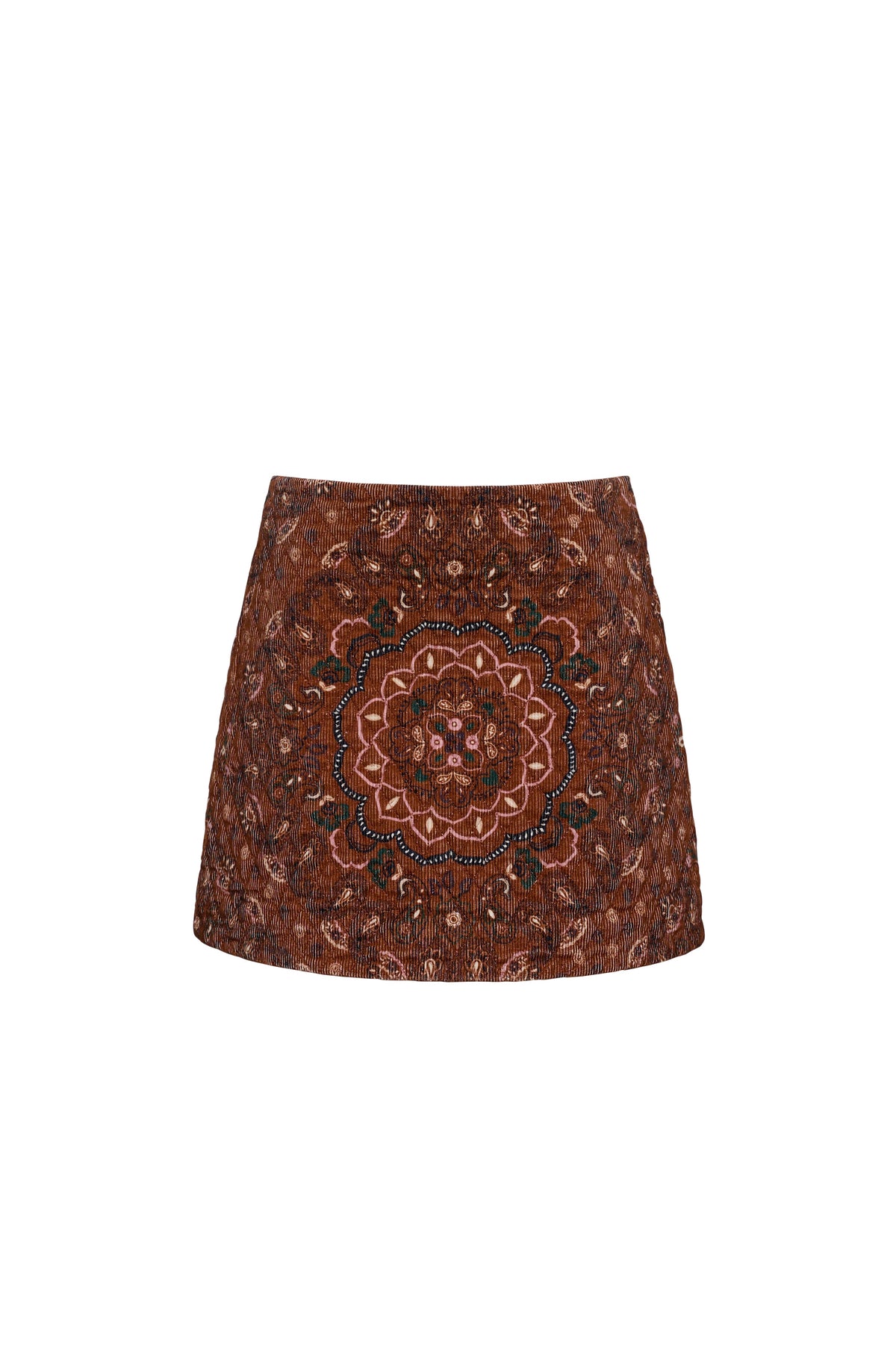 Chrissy Skirt in Bandana Camel