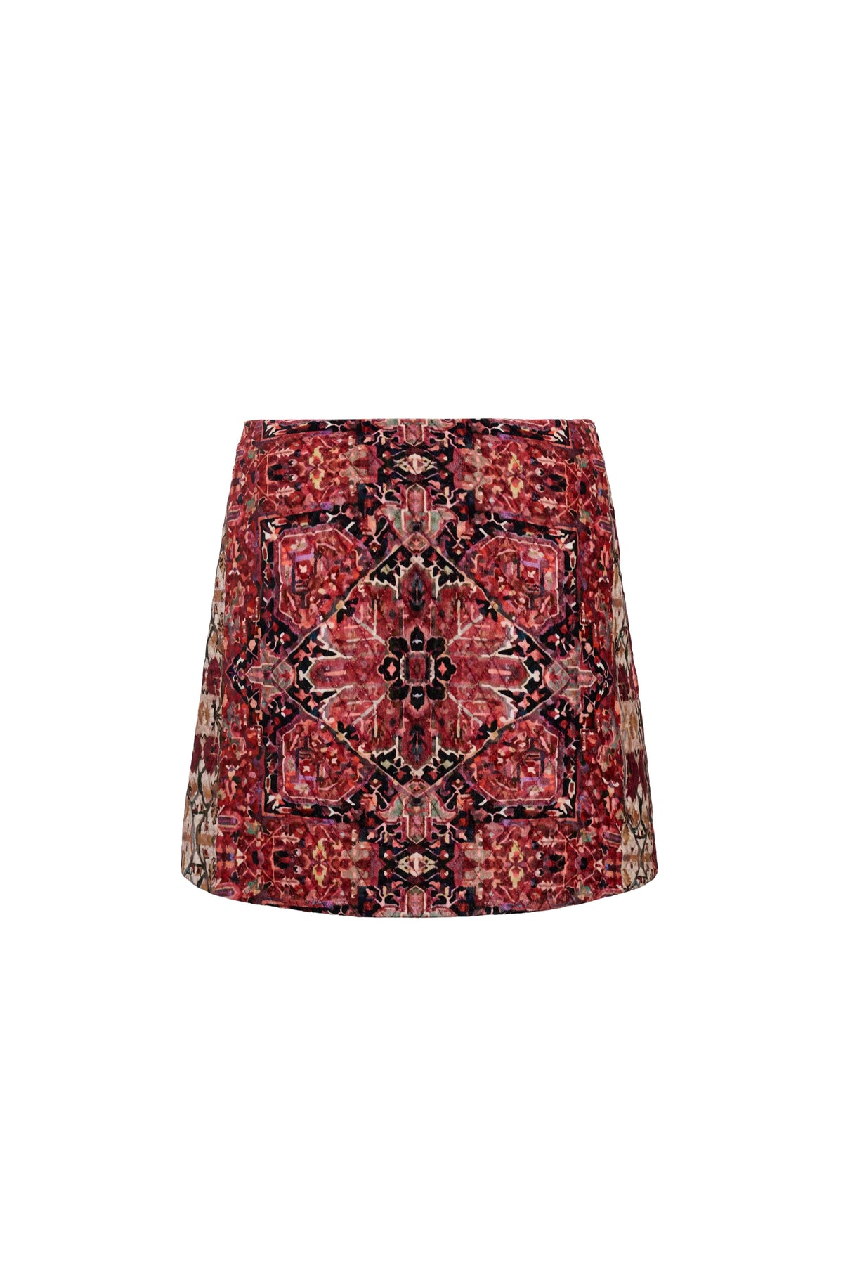 Chrissy Skirt in Tapestry Red