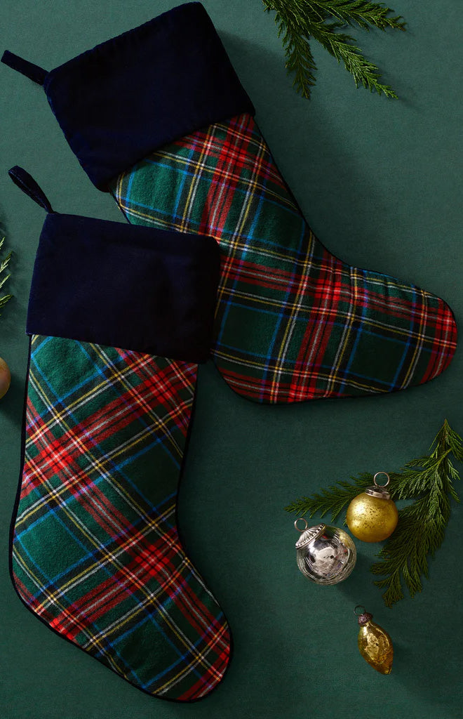Christmas Stocking in Kensington Tartan