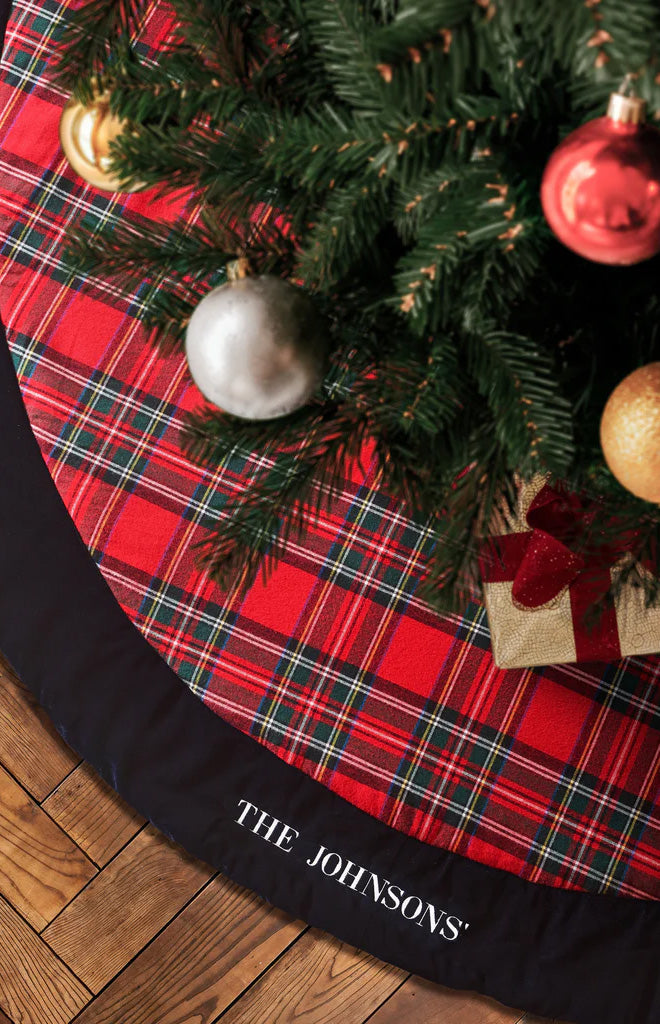 Christmas Tree Skirt in Imperial Tartan
