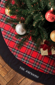 Christmas Tree Skirt in Imperial Tartan