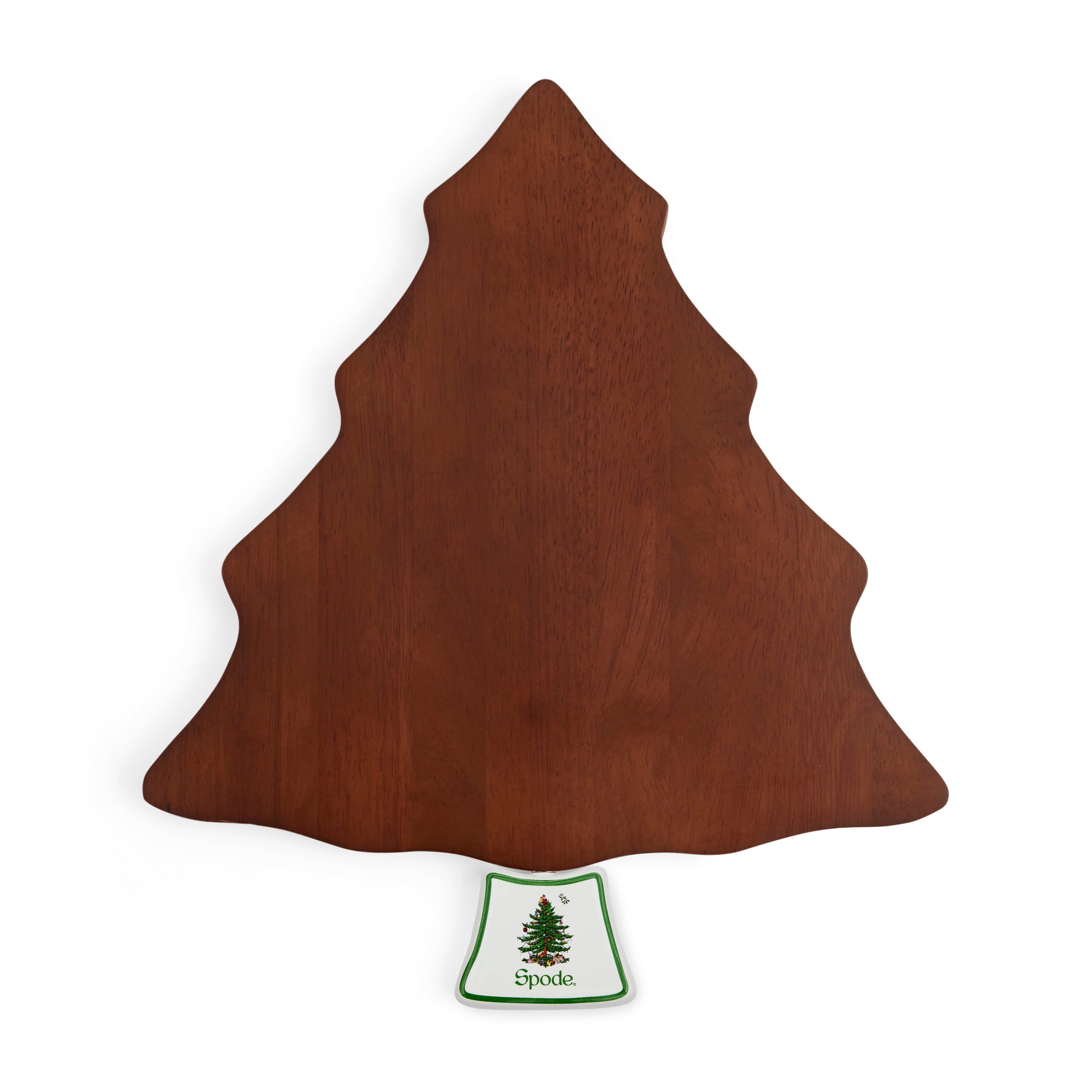 Christmas Tree 2-Piece 13" Cheese Board & Spreader
