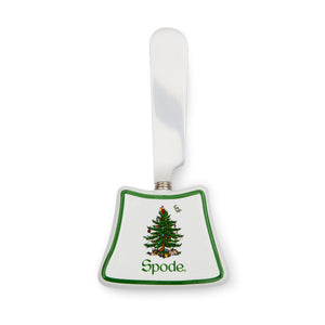 Christmas Tree 2-Piece 13" Cheese Board & Spreader
