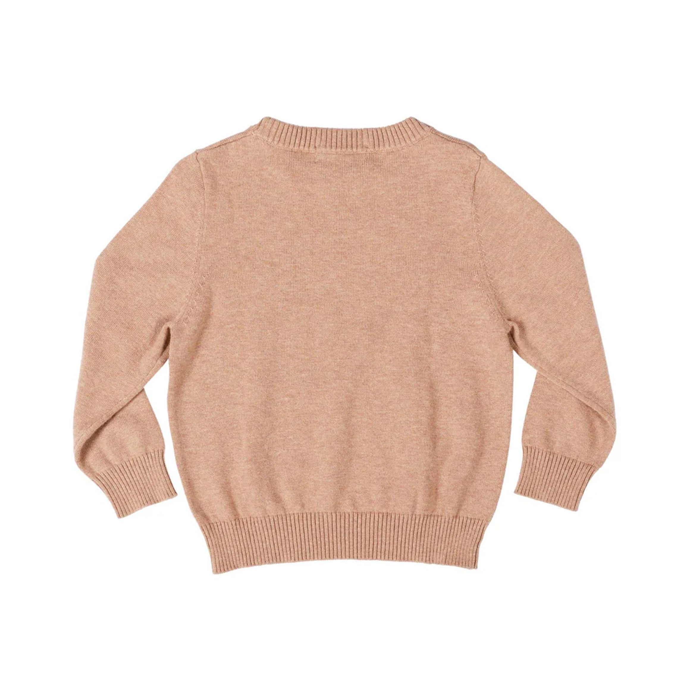 Christopher Crewneck Sweater in Clubhouse Camel