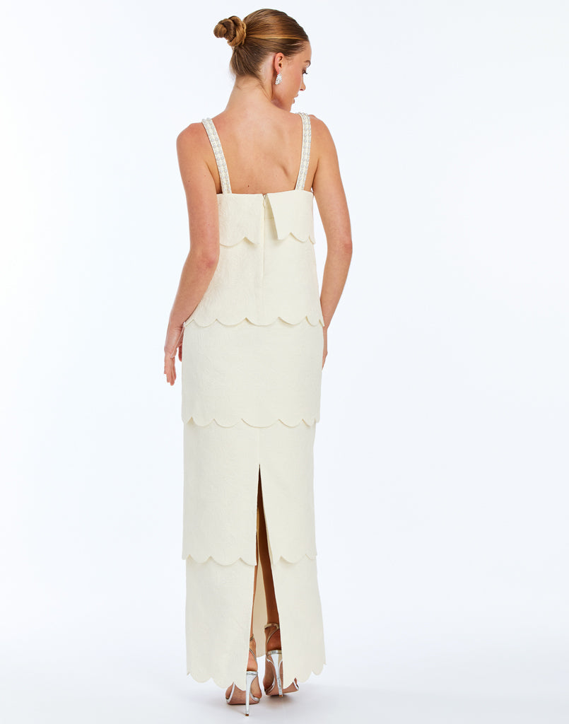 Citrine Convertible Gown in Ivory