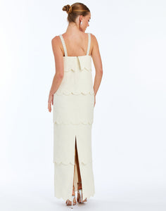 Citrine Convertible Gown in Ivory