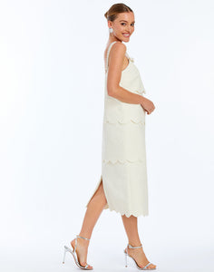 Citrine Convertible Gown in Ivory