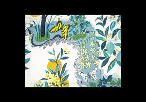 Matouk Schumacher Citrus Garden Placemat in Pool, Set of 4