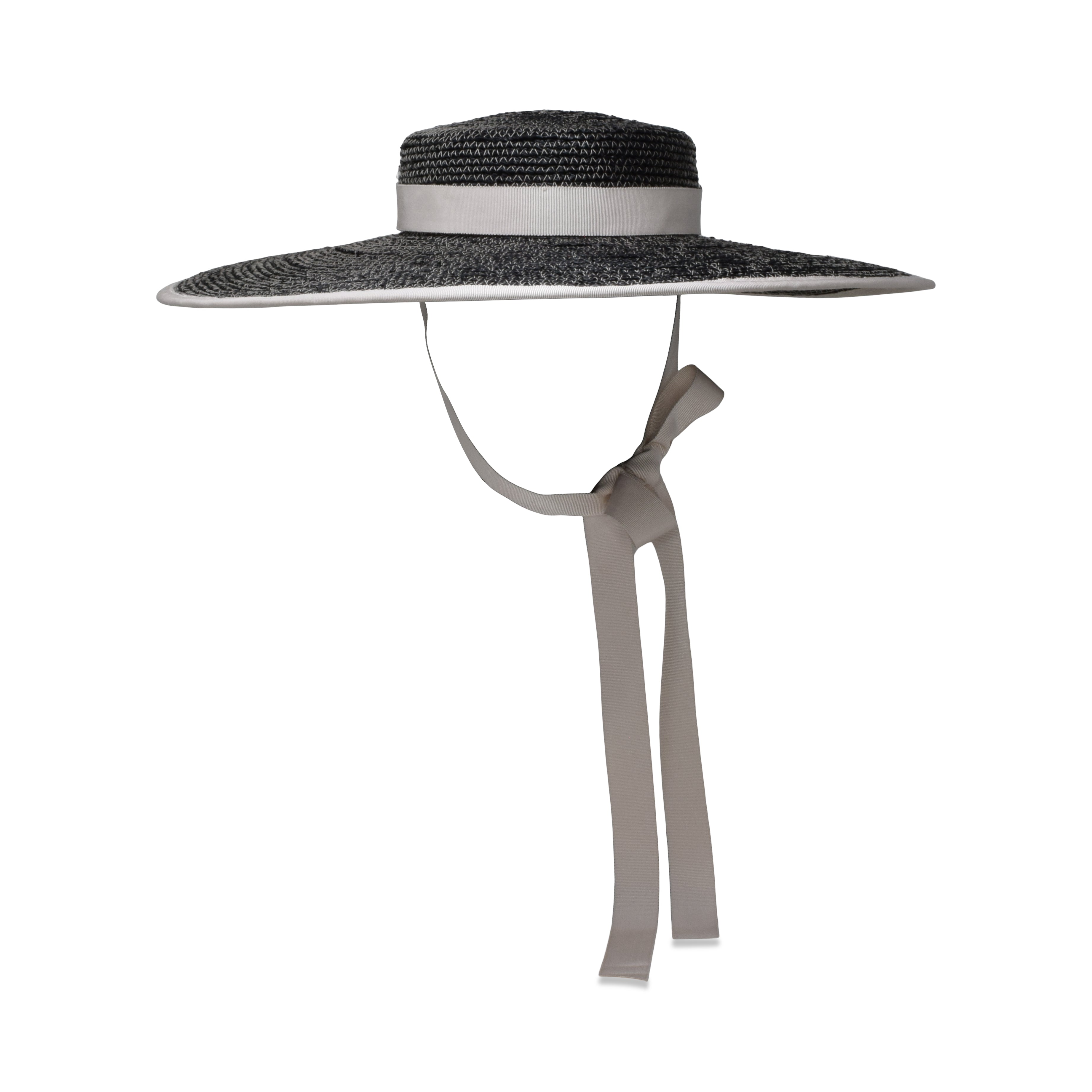 Claiborne Hat in Black & Ivory