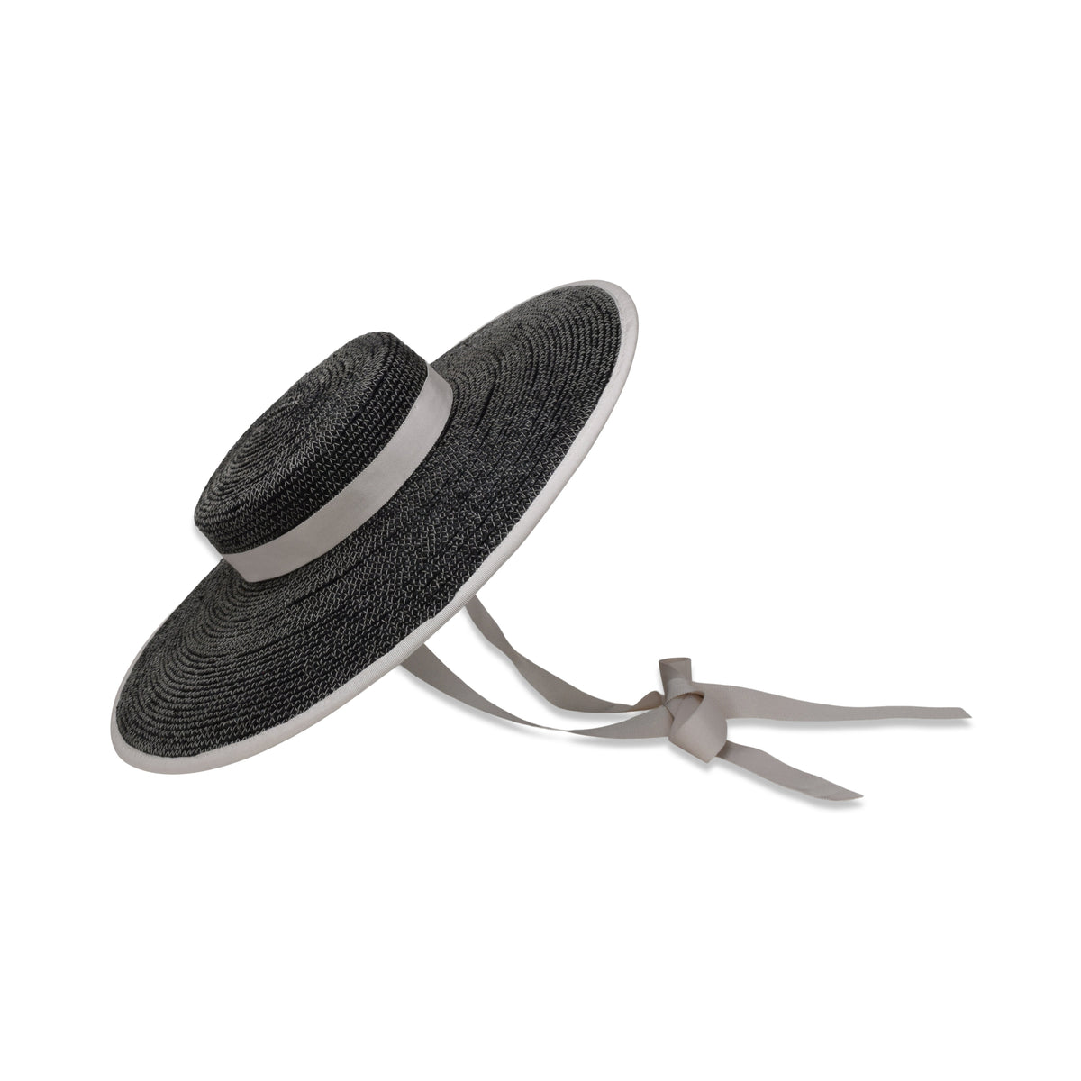 Claiborne Hat in Black & Ivory