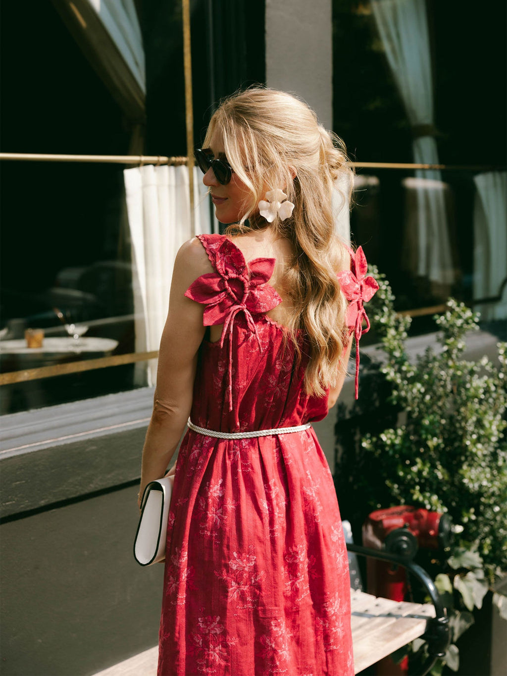 Vanessa Dress x Styled By Claire in Rosette Stripe