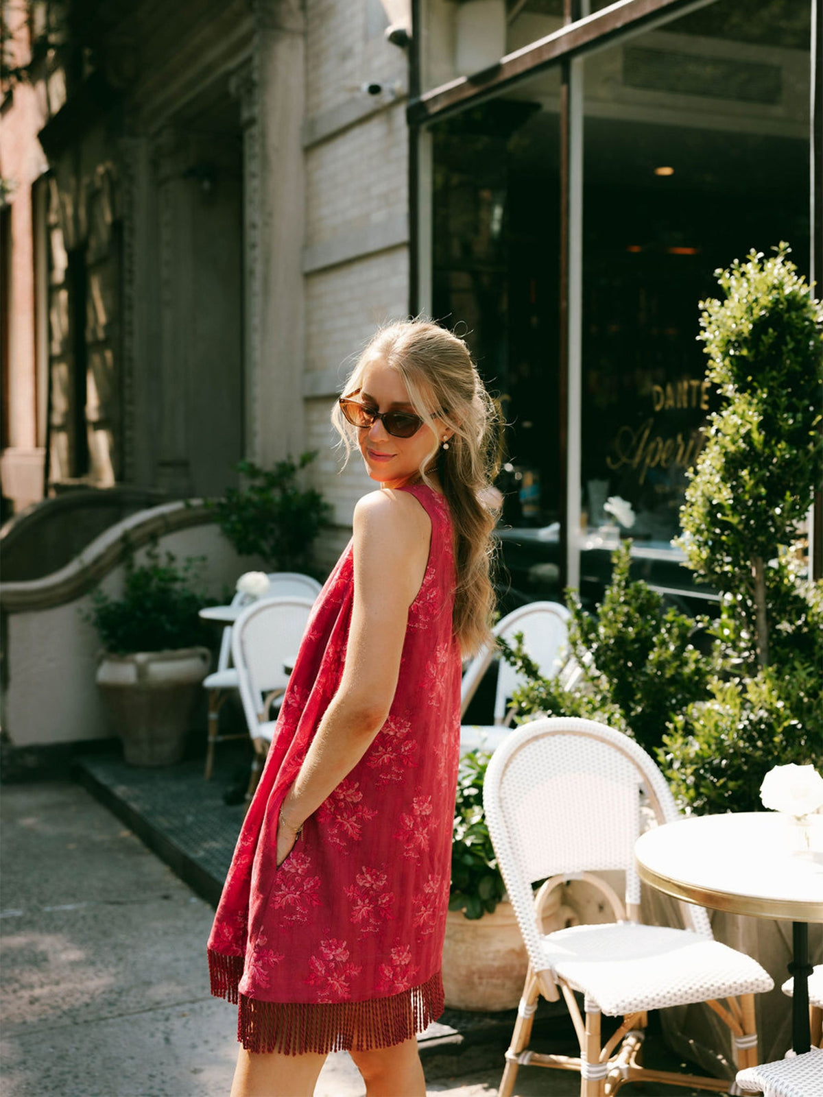 Blaire Mini x Styled By Claire in Rosette Stripe