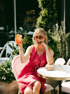 Blaire Mini x Styled By Claire in Rosette Stripe