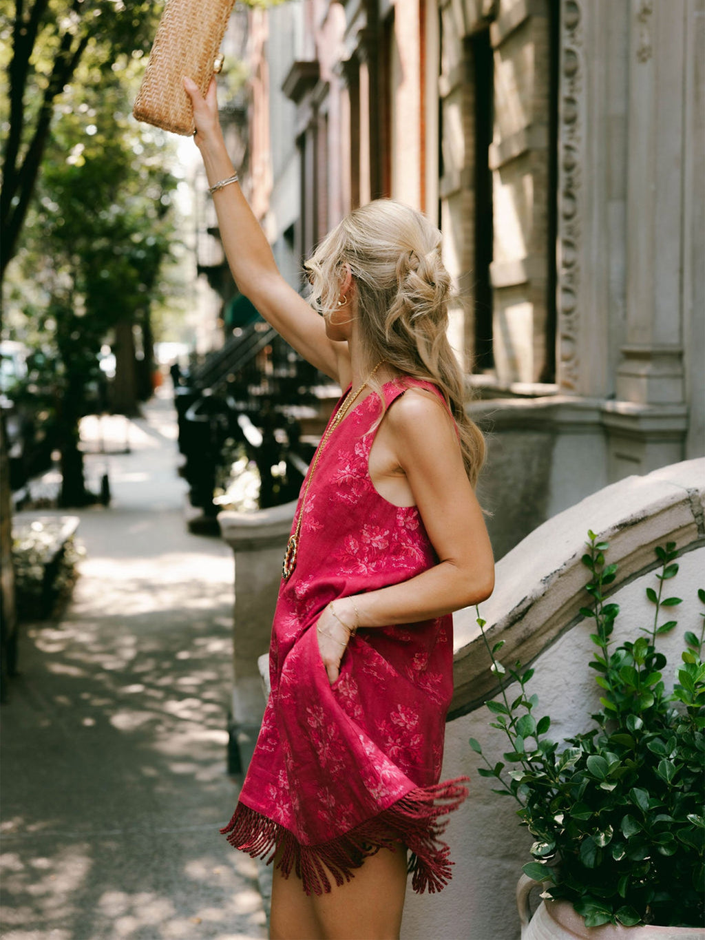 Blaire Mini x Styled By Claire in Rosette Stripe