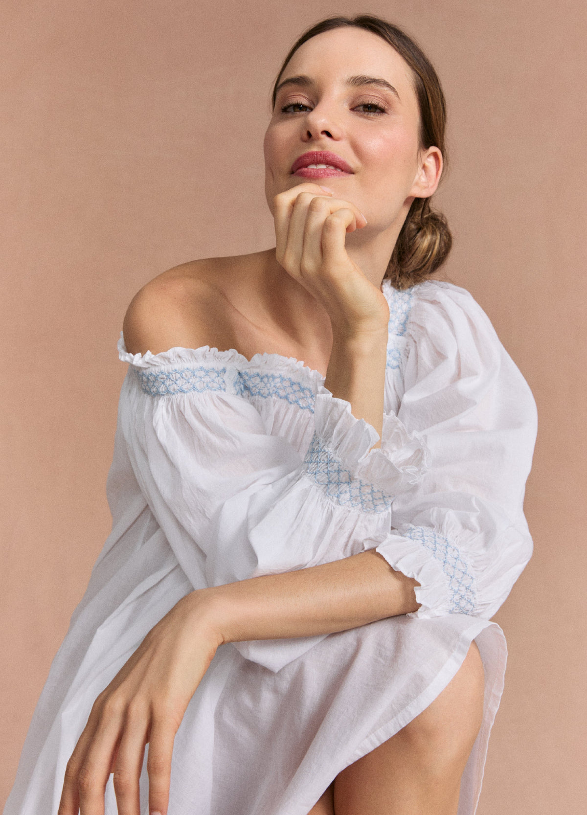 Clara Nightdress in Blue