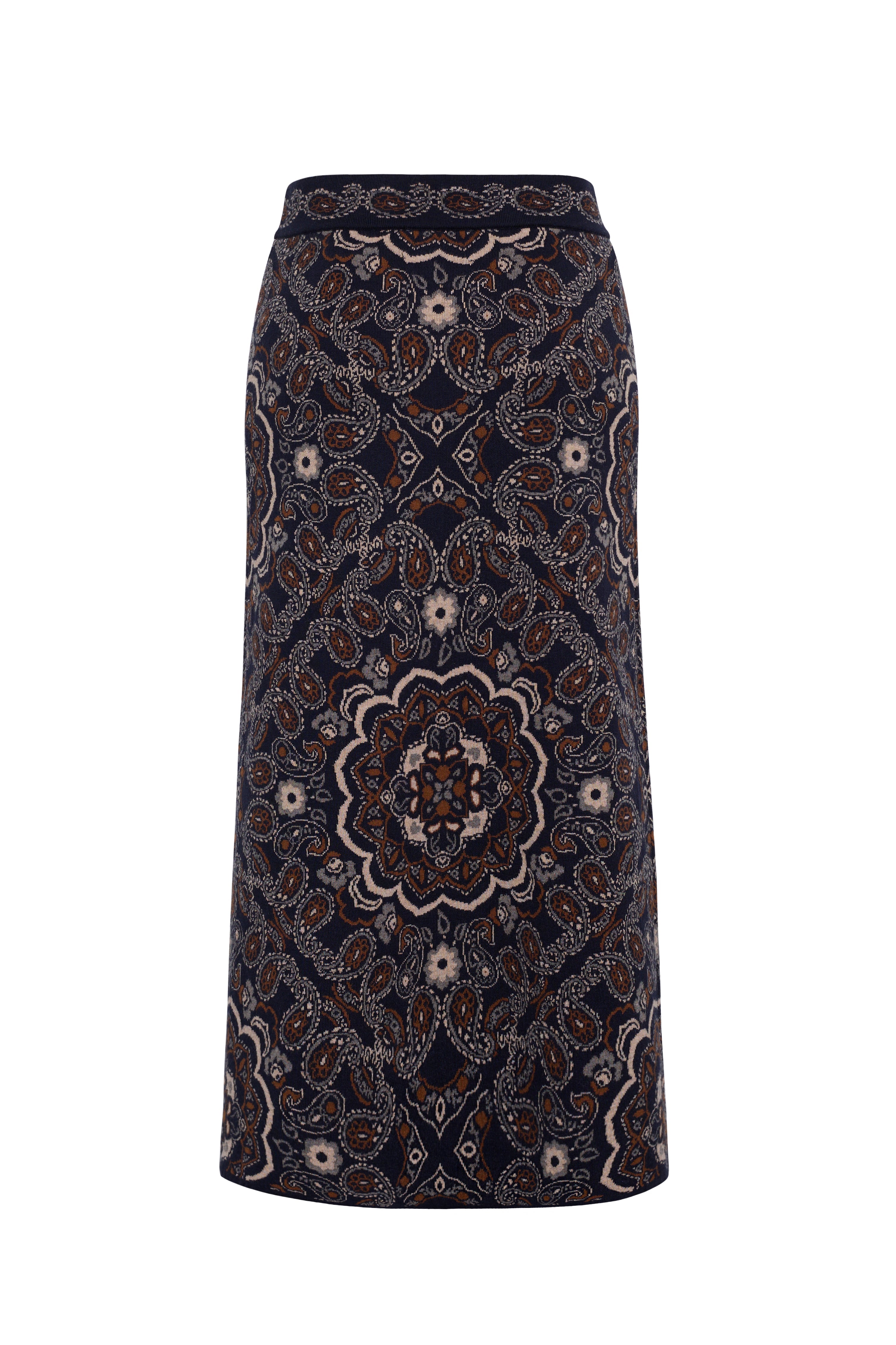 Clara Skirt in Bandana Navy