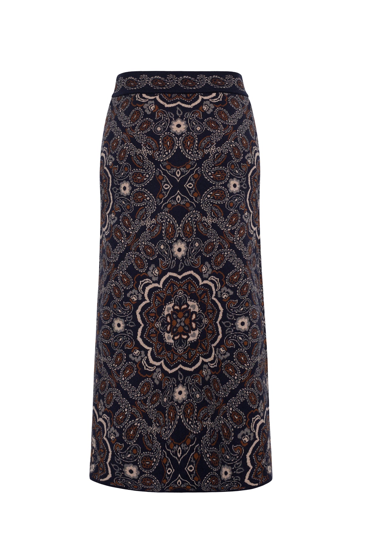 Clara Skirt in Bandana Navy