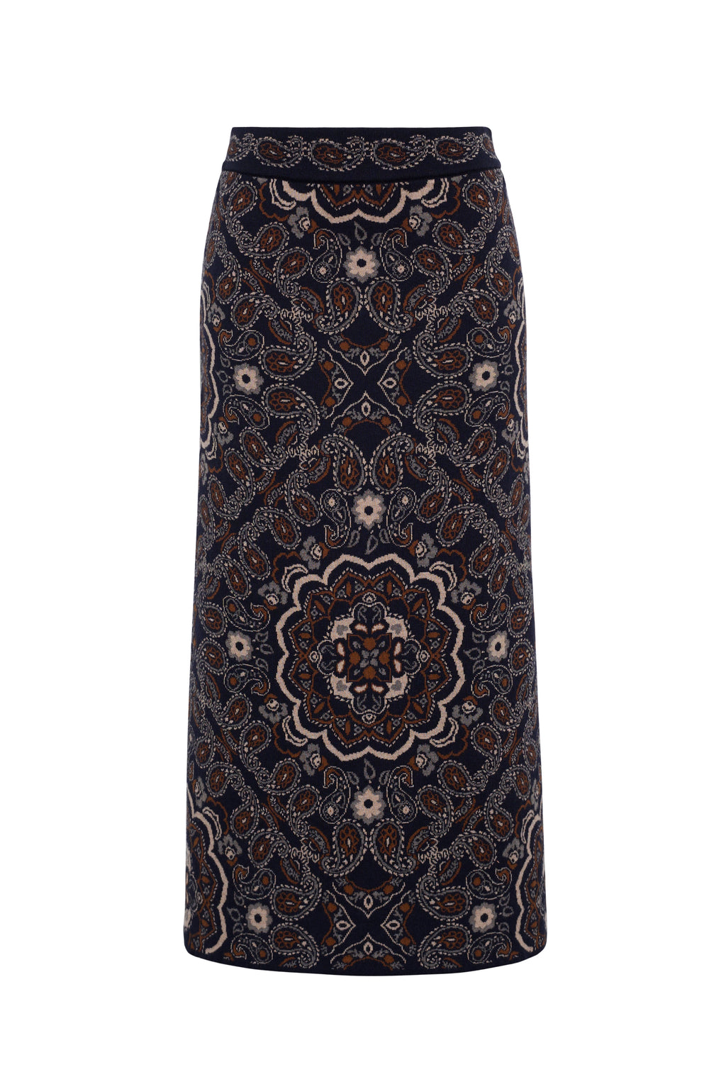 Clara Skirt in Bandana Navy